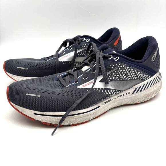 Brooks Adrenaline GTS 22 Navy White Red Lace Up Men\'s Running Shoes US 14D UK 13 main image 11